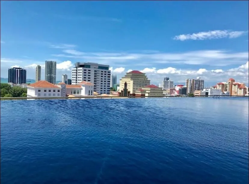 Apartment Tropicana 218 Macalister #Softcreamy #Infinitypool #7Pax #3Br2Bath #Quality Well Maintained #Private Host George Town Malaysia